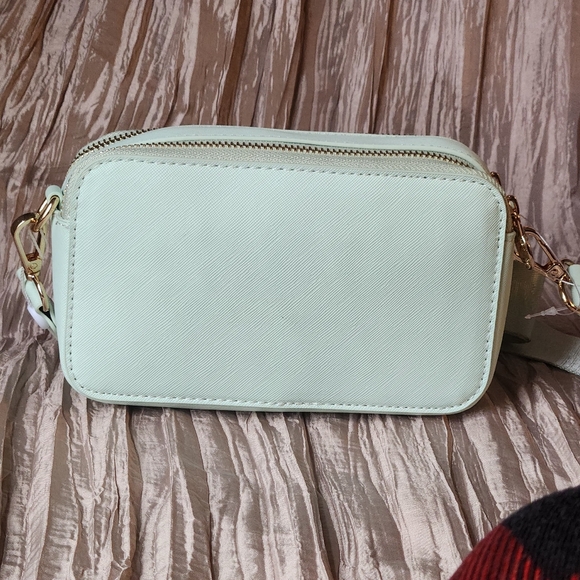 Valentino Orlandi Mint green double zip camera bag $159 MSRP NWT 🎉Host Pick🎉 - Picture 5 of 12